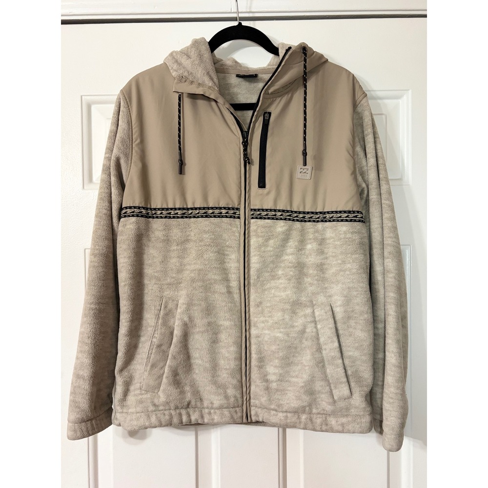 Billabong | Adventure Division Recycler Fleece Hoodie | S || Beige|